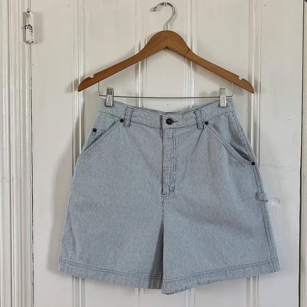 RAILROAD STRIPE UTILITY SHORT